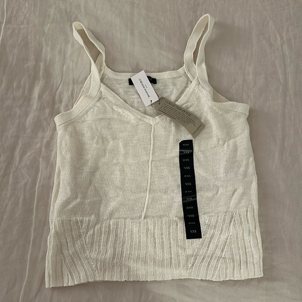 NWT Petite Banana Republic knit tank